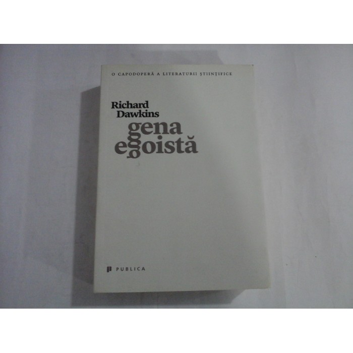 GENA  EGOISTA - RICHARD DAWKINS